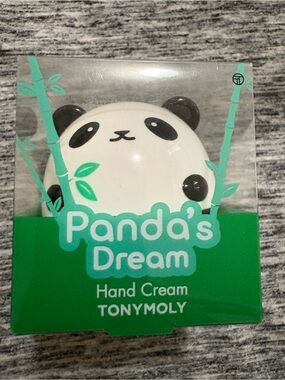 TONYMOLY Panda’s Dream Hand Cream — White & Black with Green Accent